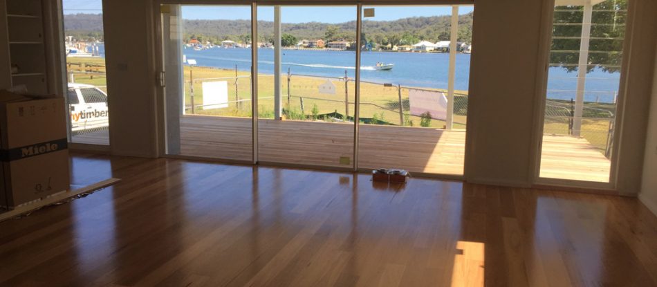 Blackbutt Brushed Matt Shiny Floor — Timber Floors In Central Coast, NSW