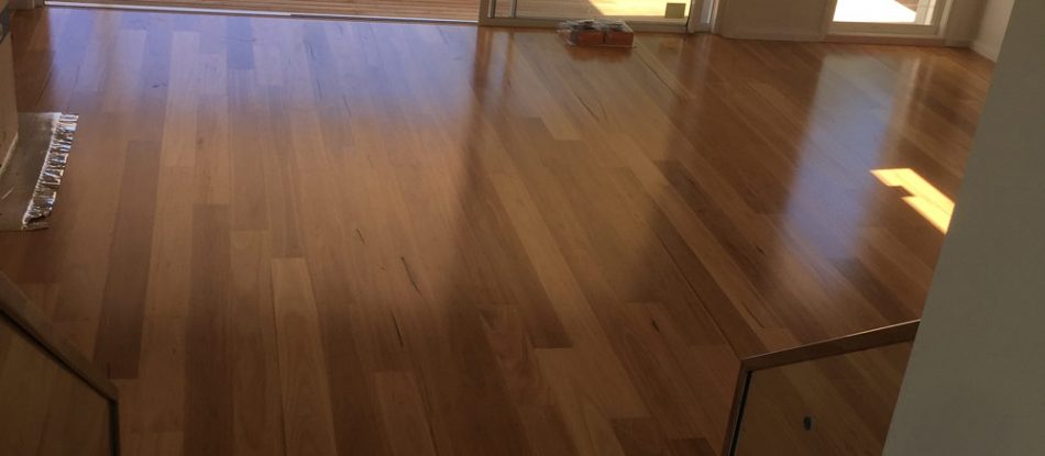 Shiny Blackbutt Brushedmatt Floor — Timber Floors In Central Coast, NSW