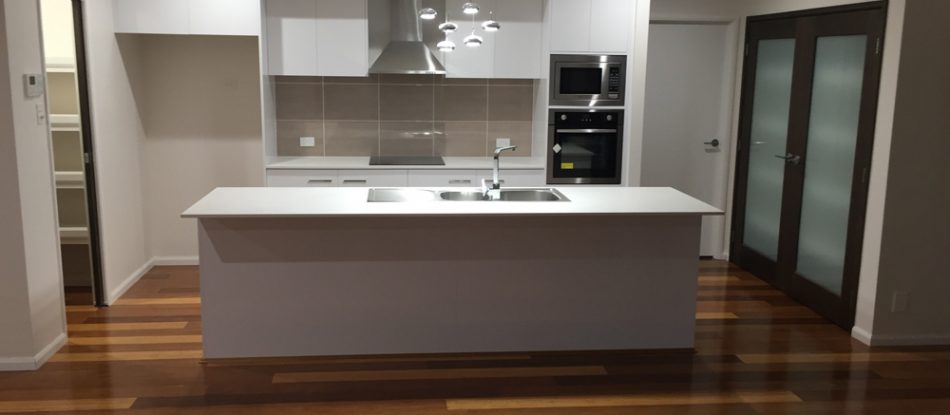 Shiny Professional Floor At The Kitchen — Timber Floors In Central Coast, NSW