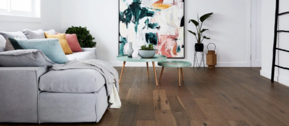 Copper Still Hickory Flooring With Minimalist Style — Timber Floors In Central Coast, NSW